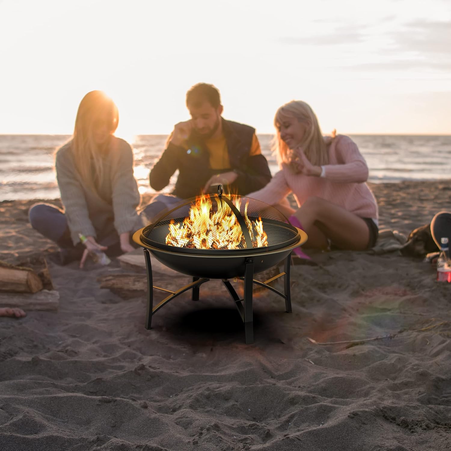 Fire Pit for Outside Wood Burn - Fire Pit Bowl ulasan dan harga