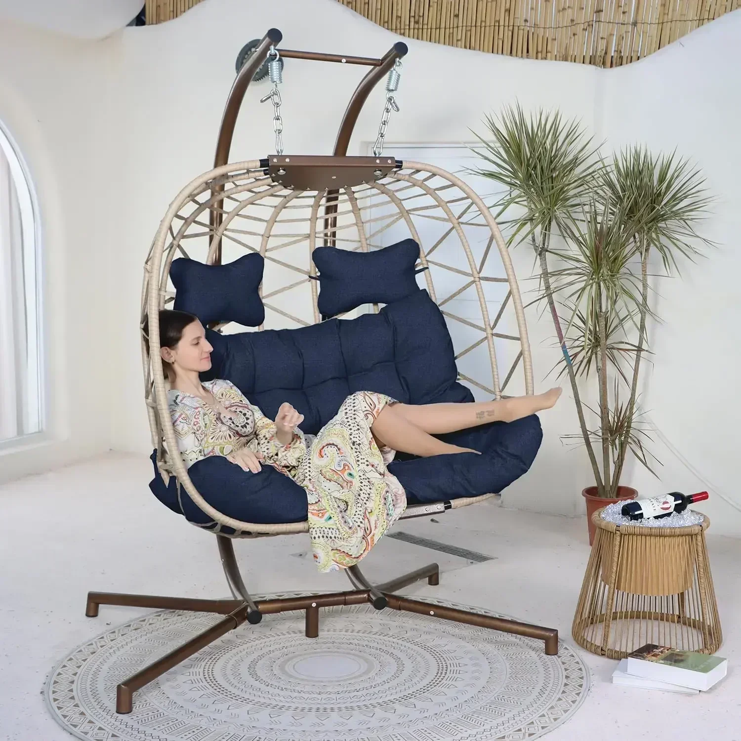Double Egg Chair Oversized 2 P - Hanging Egg Chair ulasan dan harga