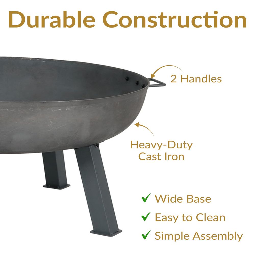 Cast Iron Heavy Duty Fire Pit  - Fire Pit Bowl ulasan dan harga