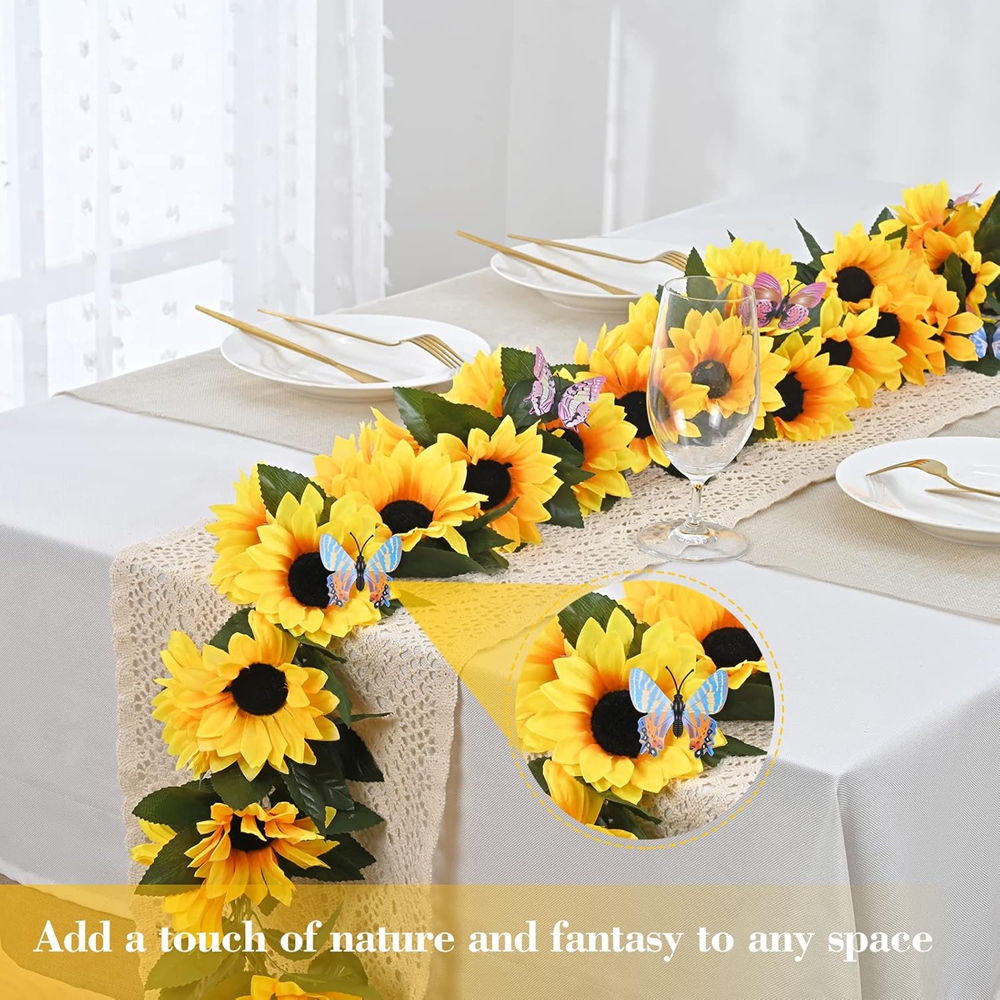 1/3PCS Artificial Flowers Sunf - Outdoor Furniture Cafe ulasan dan harga