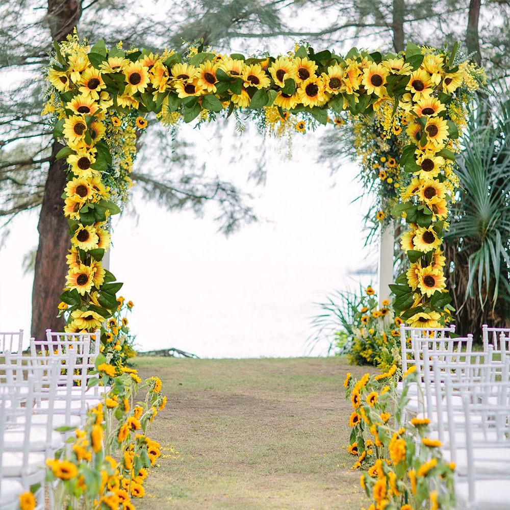 1/3PCS Artificial Flowers Sunf - Outdoor Furniture Cafe ulasan dan harga