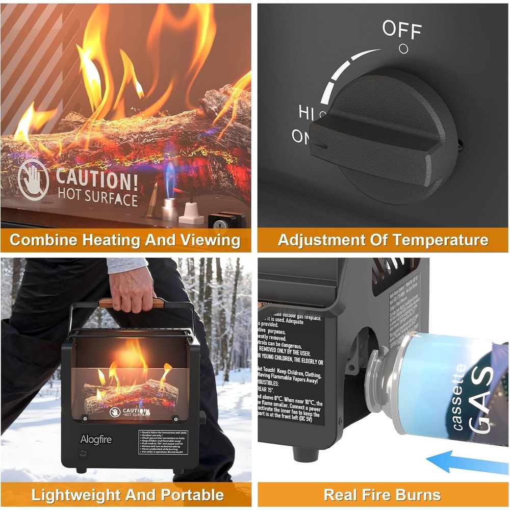 Portable 3-in-1 Gas Fire Pit,  - Fire Pit Bowl ulasan dan harga